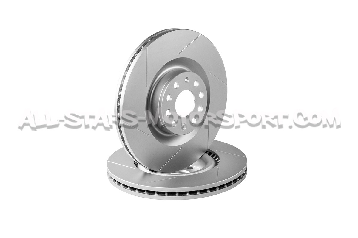 Discos de freno delanteros ranurados Dixcel SD 345mm para Golf 5 R3...