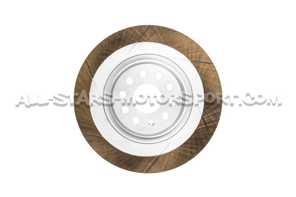 Discos de freno delanteros ranurados Dixcel FS 345mm para Golf 5 R3...