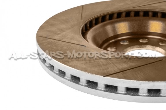 Discos de freno delanteros ranurados Dixcel FS 345mm para Golf 5 R3...