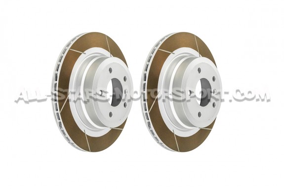 Discos de freno traseros ranurados Dixcel HS para BMW 135i E82