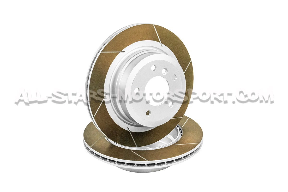 Discos de freno traseros ranurados Dixcel HS para BMW 135i E82