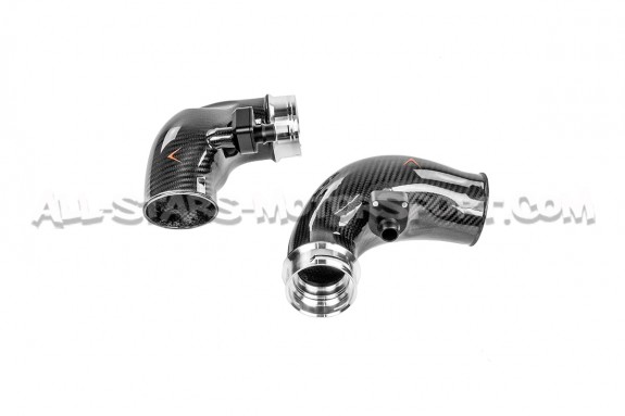 Tubos inlet de turbo de carbono Eventuri para BMW M5 F90 / M8 F9x