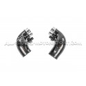 Tubos inlet de turbo de carbono Eventuri para BMW M5 F90 / M8 F9x