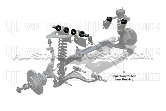 Nissan R35 GTR Whiteline Front Control Arms Upper Bushings