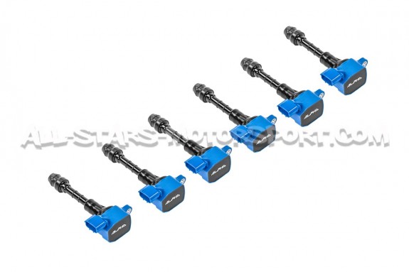 Bobines d'allumage Alpha Competition bleues pour Nissan 350Z 03-06
