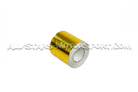 Heat protective reflective gold tape 5cm x 5m