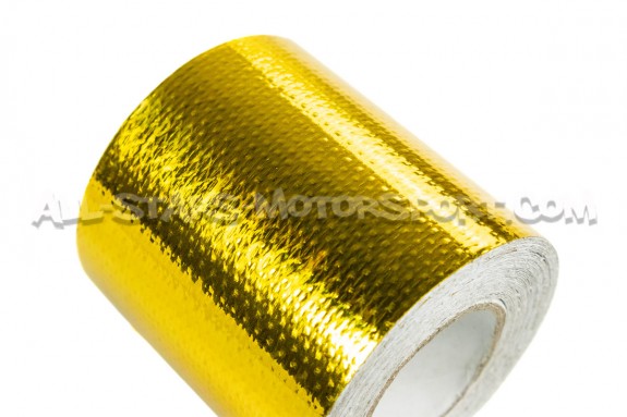 Cinta protectora térmica adhesiva dorada 5cm x 5m