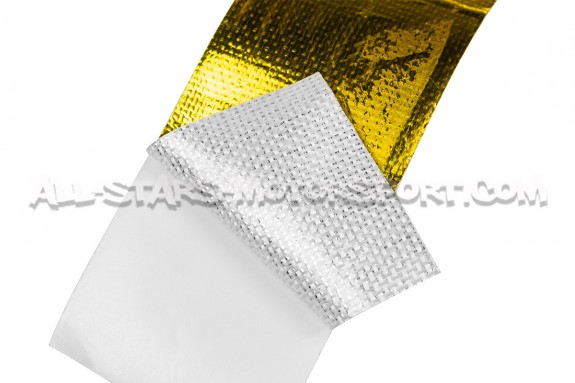 Heat protective reflective gold tape 5cm x 5m
