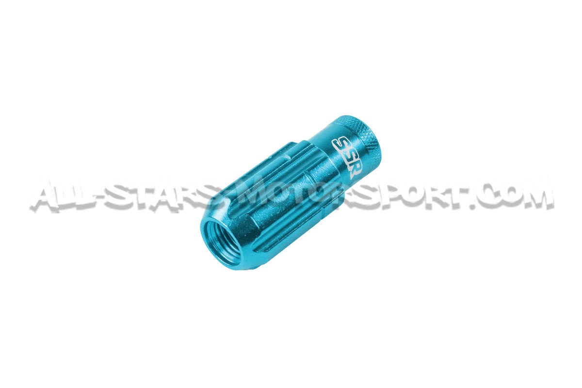 SSR Aluminium 12x150 / 12x125 Wheels Lugs Nuts Red, Blue or Yellow