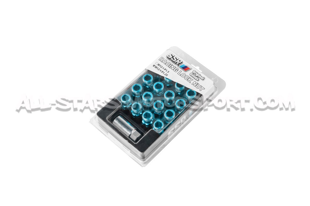 SSR Aluminium 12x150 / 12x125 Wheels Lugs Nuts Red, Blue or Yellow