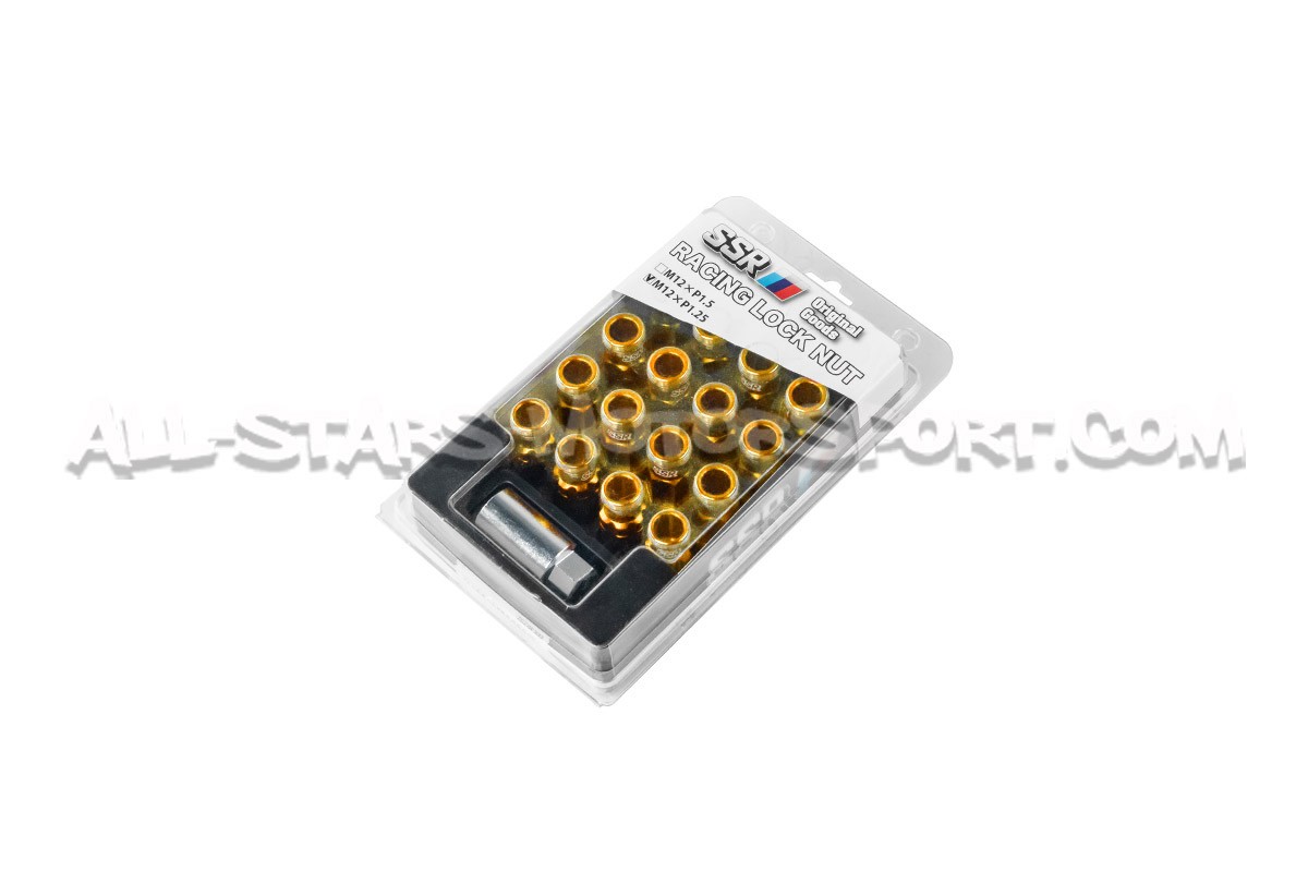 SSR Aluminium 12x150 / 12x125 Wheels Lugs Nuts Red, Blue or Yellow