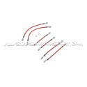 Latiguillos de freno metalicos Goodridge para Audi S4 B5