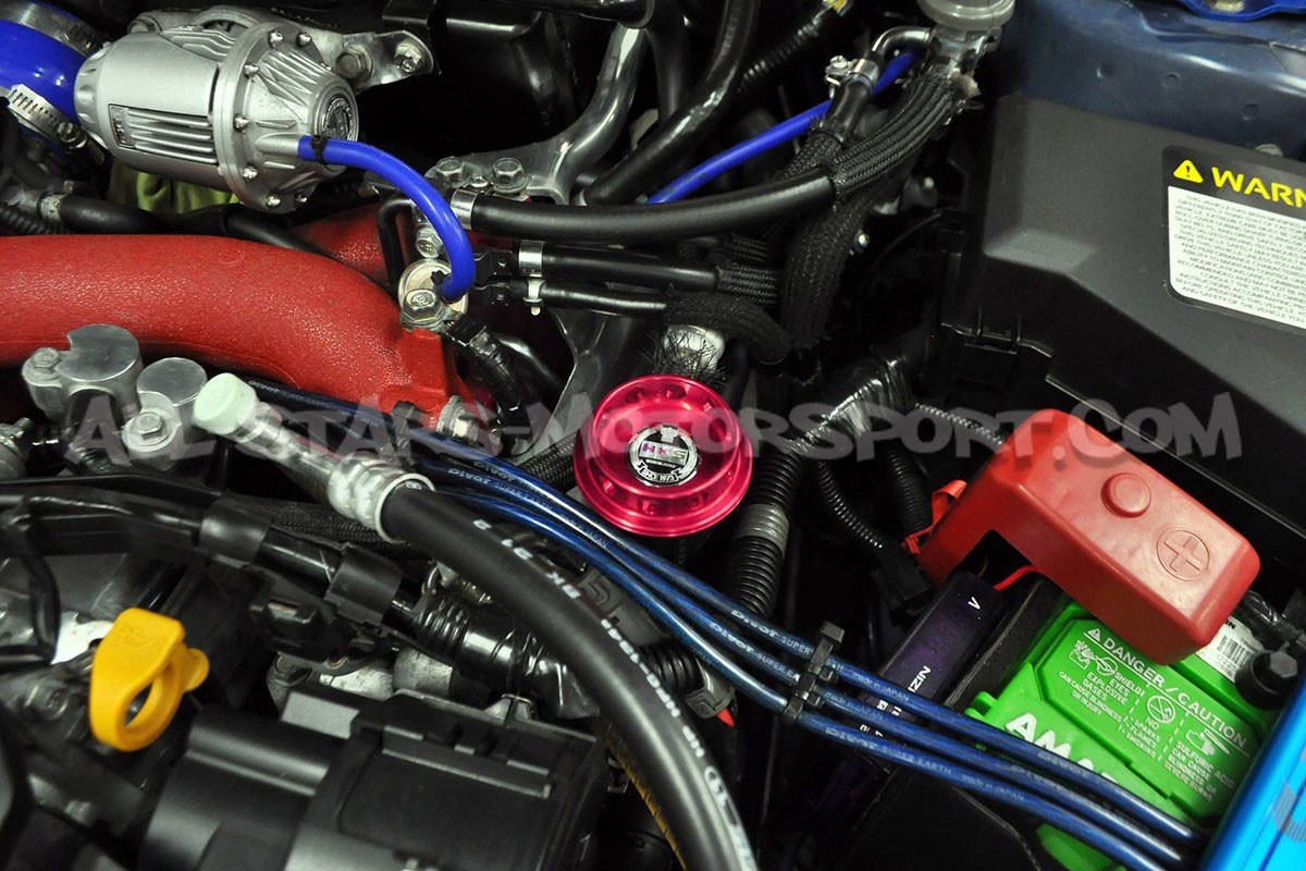 Bouchon d'huile HKS rouge pour Subaru Impreza / BRZ et Toyota GT86 ...