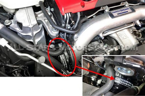 Correa de accesorios HKS Fine Tune para Honda Civic Type R FK8 / FL5