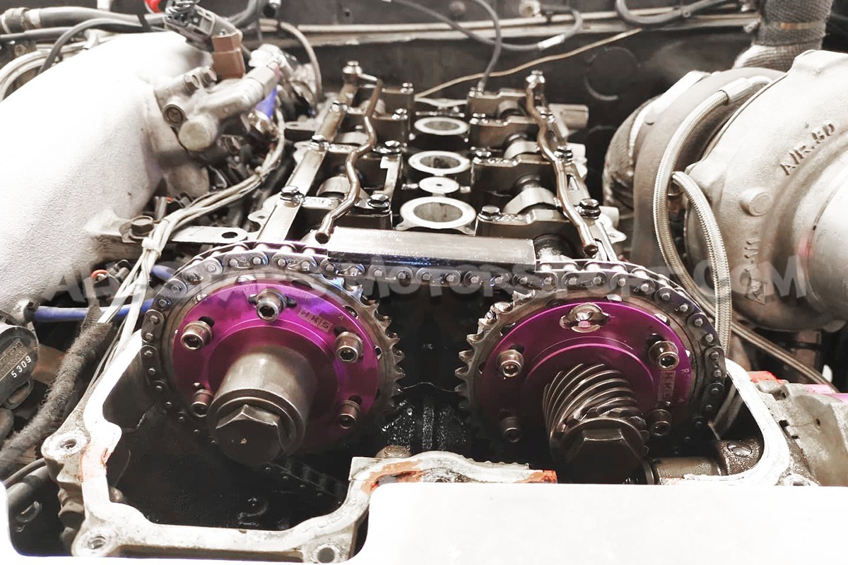 Polea de arboles de levas ajustable HKS para Nissan 200sx S14