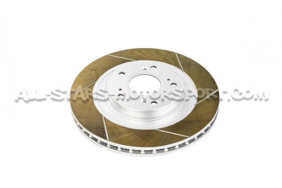 Discos de freno delanteros ranurados Dixcel FS para Honda Civic Typ...