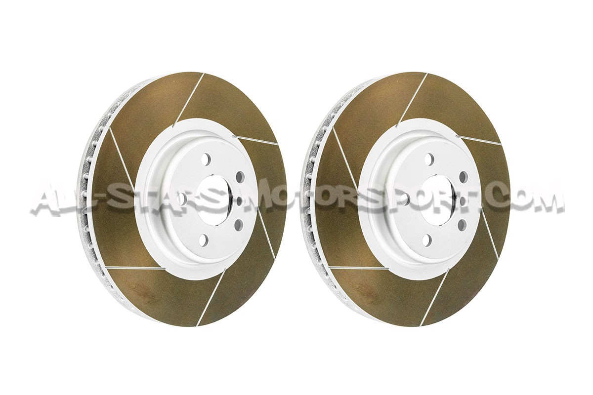 Discos de freno delanteros ranurados Dixcel FS para Toyota Supra GR 3.0 A90 MK5