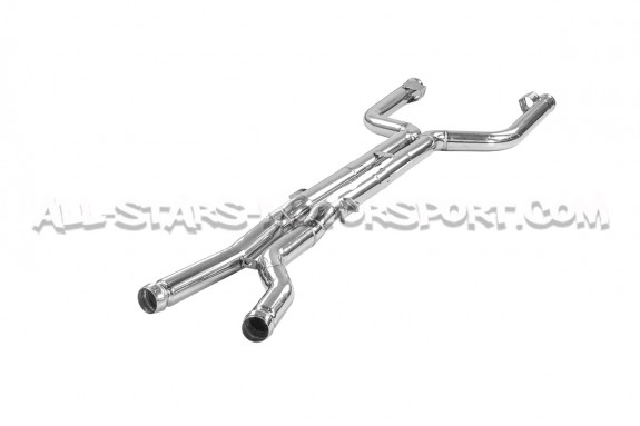 Mercedes C63 AMG W205 Alpha Competition Resonator Delete Mid Pipe