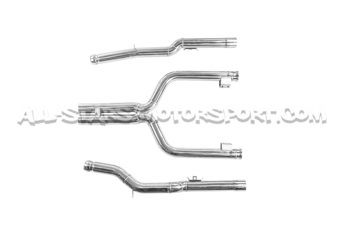 Mercedes C63 AMG W205 Alpha Competition Resonator Delete Mid Pipe