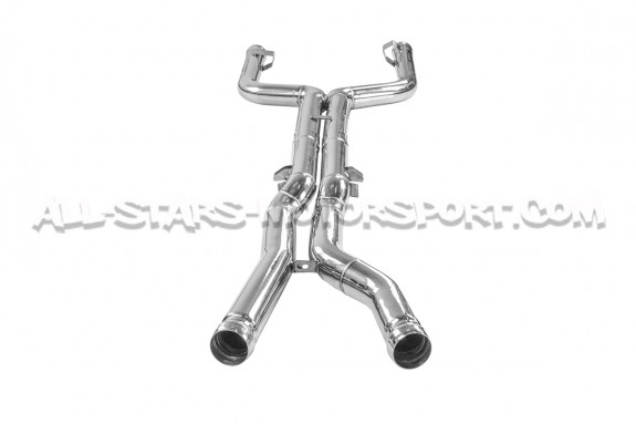 Mercedes C63 AMG W205 Alpha Competition Resonator Delete Mid Pipe