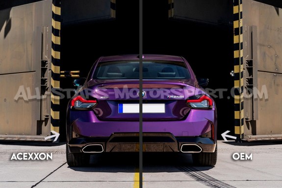 BMW 240i G42 Acexxon Honeycomb Rear Reflector Deletes