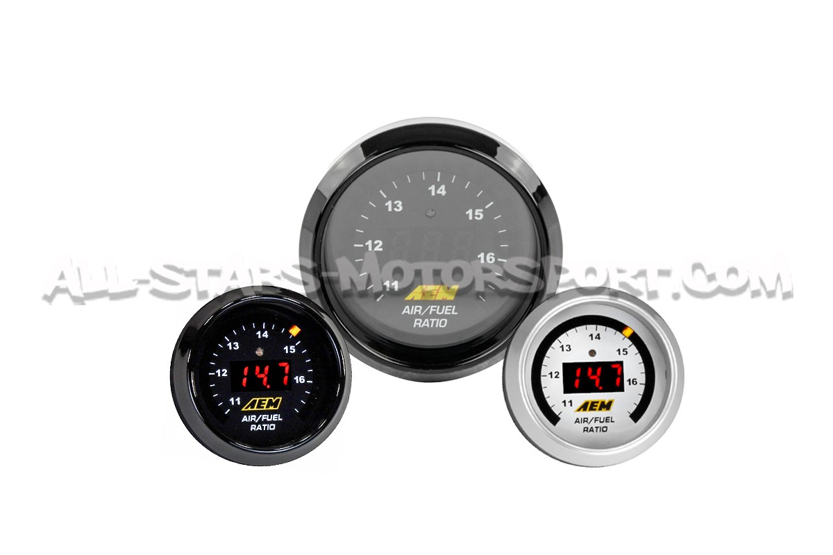Large bande manomètre digital Air / Essence AEM UEGO
