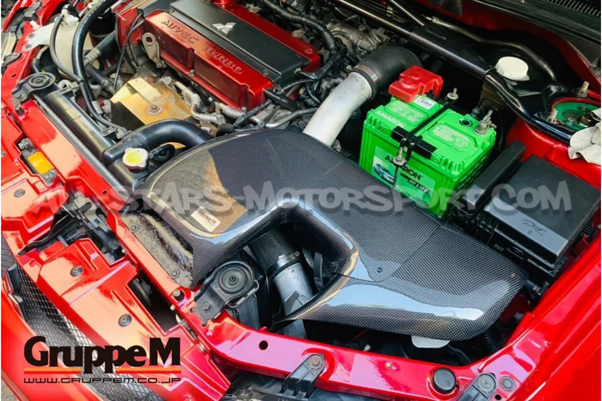 Admission carbone Gruppe M pour Mitsubishi Lancer Evo 8 / Evo 9