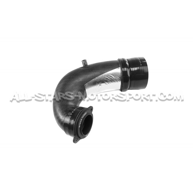Inlet de turbo de carbono Eventuri para Audi RS3 / TTRS Gen 2 LHD sin adaptador