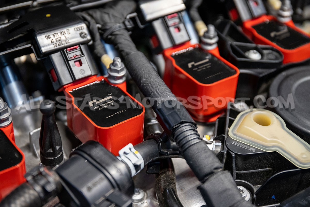 Bobinas de encendido Racingline rojas para Audi RS3 8V.5 / 8Y / TTR...