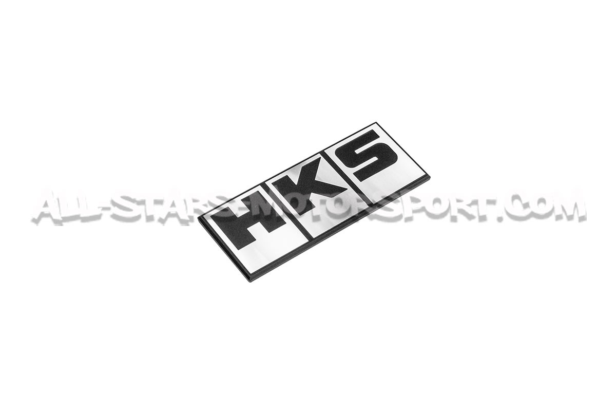 Badge insignia adhesiva de aluminio HKS