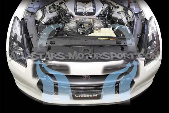 Nissan R35 GTR Gruppe M Carbon Fiber Intake System