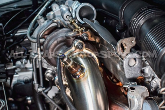 Downpipe descatalizada Alpha Competition para Mercedes A35 AMG W177