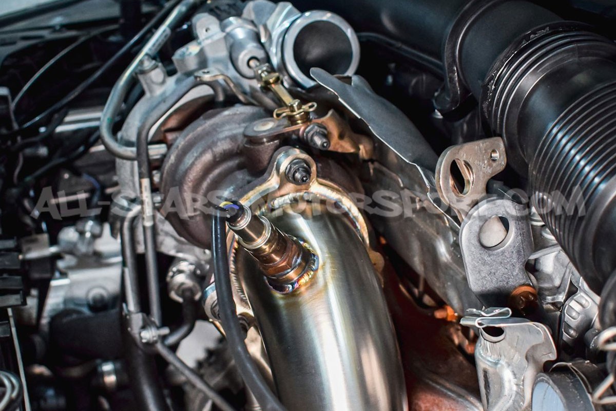 Downpipe descatalizada Alpha Competition para Mercedes A35 AMG W177