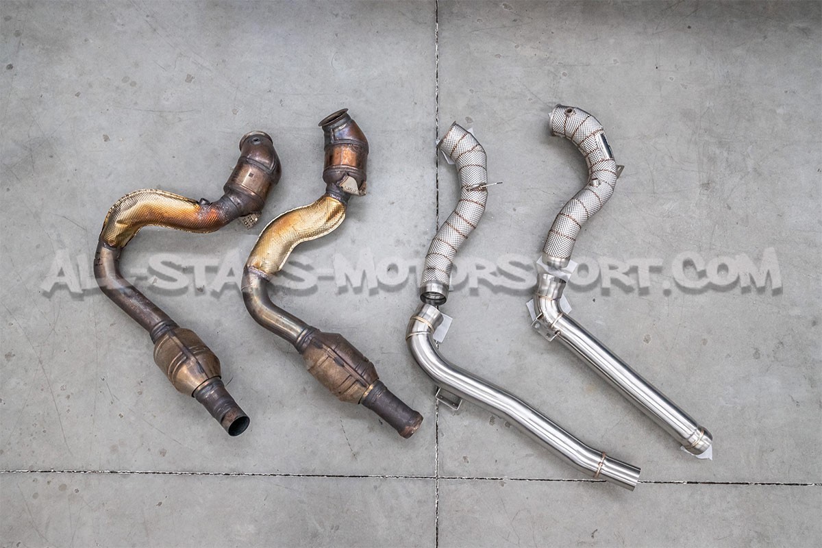 Downpipes descatalizadas Alpha Competition para Mercedes AMG GT / G...