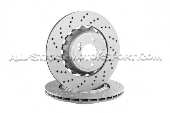 Discos de freno traseros perforados Dixcel PD para BMW M3 F80 / M4 ...