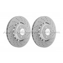 Disques de frein avants percés Dixcel PD pour BMW M3 F80 / M4 F8x /...