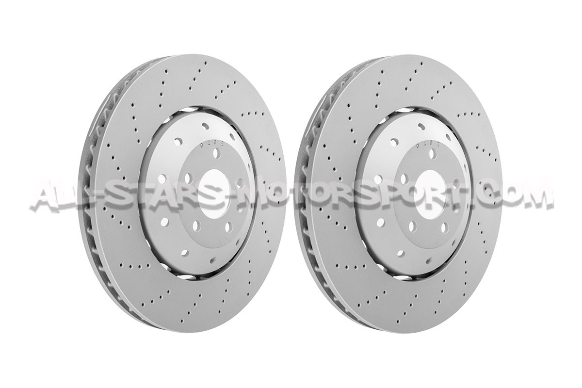 Discos de freno delanteros perforados Dixcel PD para Audi RS6 C6