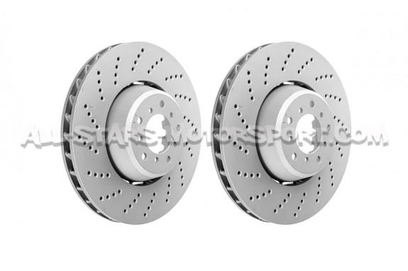 Discos de freno delanteros perforados Dixcel PD para BMW M5 E60