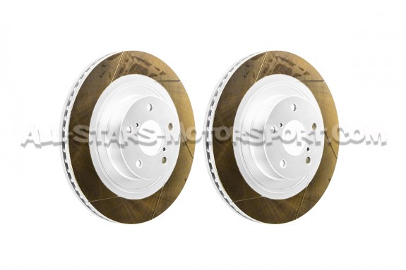 Discos de freno delanteros ranurados Dixcel FS para Toyota GT86 / G...