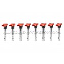 Bobinas de encendido rojas NGK para Audi RS4 B7
