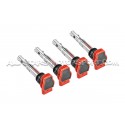 Bobinas de encendido rojas NGK tipo Audi R8 para VAG 2.0 TFSI / TSI...