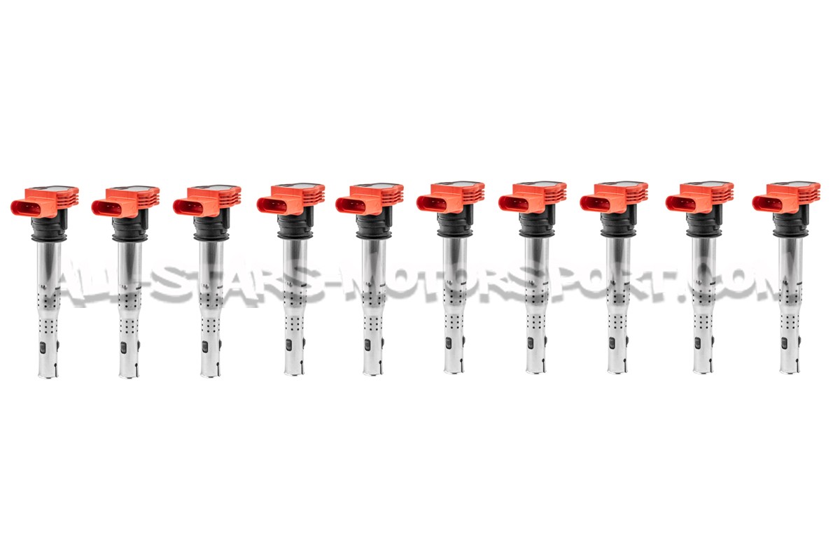 Audi R8 NGK red coil packs for Audi R8 V10 / Lamborghini Huracan