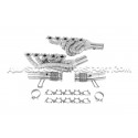 Colectores de escape Alpha Competition para Audi R8 V10 4S / Lambor...