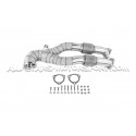 Downpipe descatalizada Alpha Competition para Audi TTRS 8S / RS3 8V.5