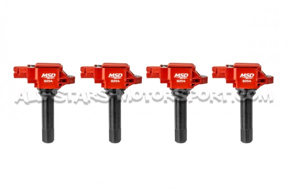 Bobinas de encendido MSD rojas para Toyota GT86 / Subaru BRZ 15-19