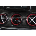 Reloj digital P3 Gauges para rejilla de ventilacion de Mercedes A45...