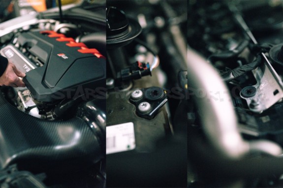 Arandelas Racingline para tapa motor de Audi RS3 8.5V / RS3 8Y / TT...
