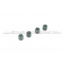 Bouchons de valves Dinan noir, argent ou gunmetal