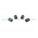 Dinan Valve Stem Caps Silver, Black or Gunmetal