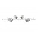 Bouchons de valves APR noir, argent ou gunmetal